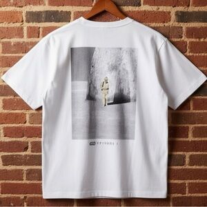 Uniqlo White Star Wars Graphic Tee- Episode I